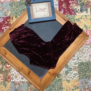 Velvet leggings XL